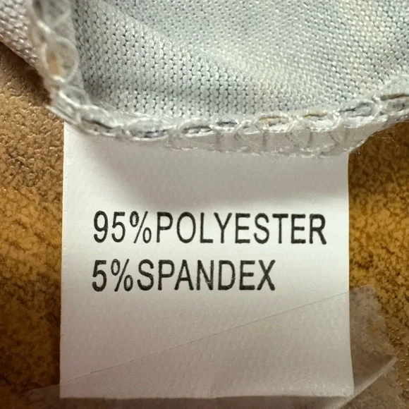 Cream and Gray Relaxed Short Sleeve Tee - Picture 4 of 4